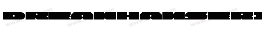 DreamHanSerifCN W30字体转换